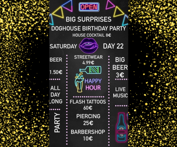 🥳13º Aniversário da DogHouse 🥳