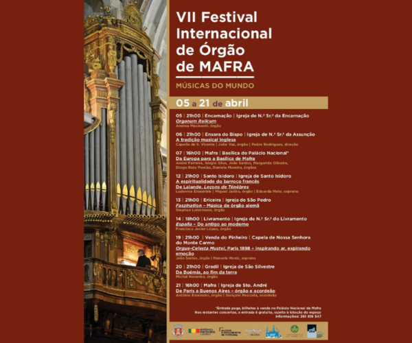 Festival Internacional de Órgão de Mafra 2024