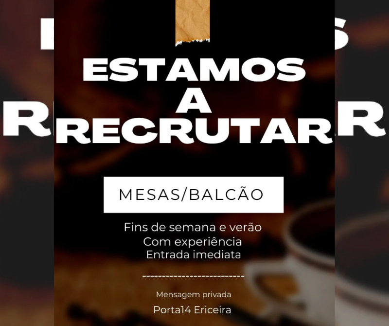 A Porta14 está a recrutar!!!