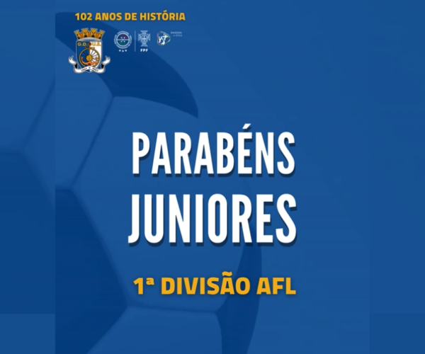 JUNIORES GDUE CONQUISTAM PRESENÇA NA 1ª DIVISÃO AFL⚽