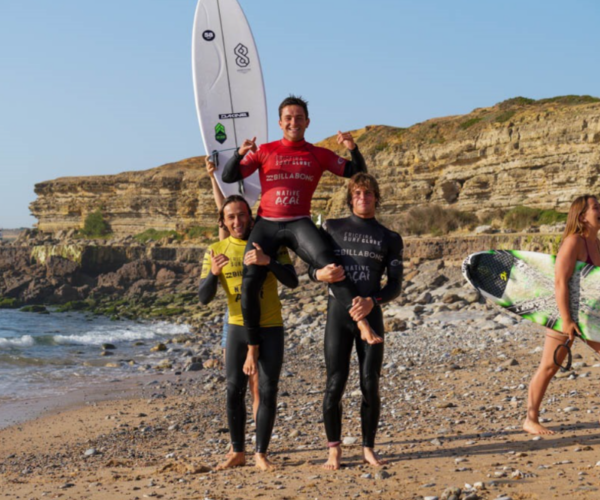 AFONSO PINTO, EVA LUNA E DAVI NEVES VENCEM A 1ª ETAPA DO CIRCUITO DO ESC🏄‍♂️