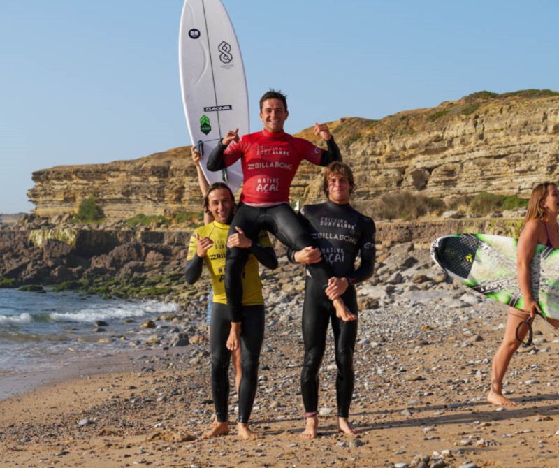 AFONSO PINTO, EVA LUNA E DAVI NEVES VENCEM A 1ª ETAPA DO CIRCUITO DO ESC🏄‍♂️