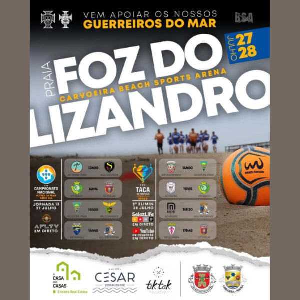 Carvoeira Beach Sports Arena recebe Futebol de Praia🏖