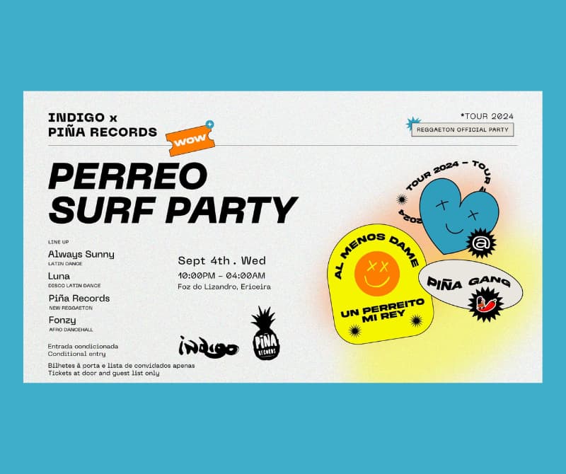 🌈Perreo Surf Party 🥳 4 de Setembro!