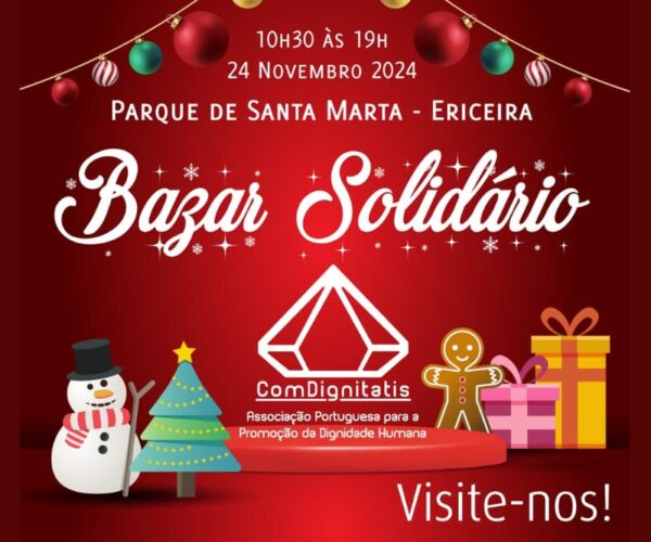 🎀Bazar Solidário Comdignitatis-24 Novembro🎀