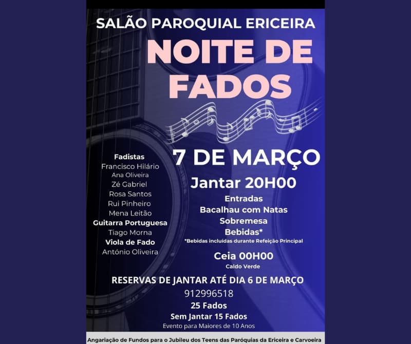 Noite de Fados na Ericeira!